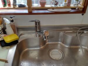 宮城キッチン取付け隊　浄水器一体水栓の取替　施工後